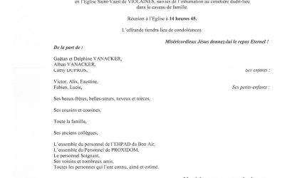 MONSIEUR HERVÉ VANACKER