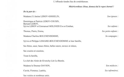 MONSIEUR JACQUES LEROY