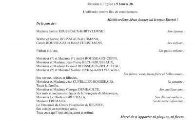 MONSIEUR MICHEL ROUSSEAUX