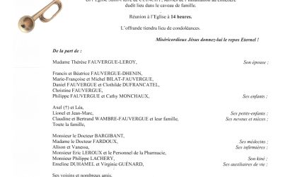 MONSIEUR FRANCIS FAUVERGUE