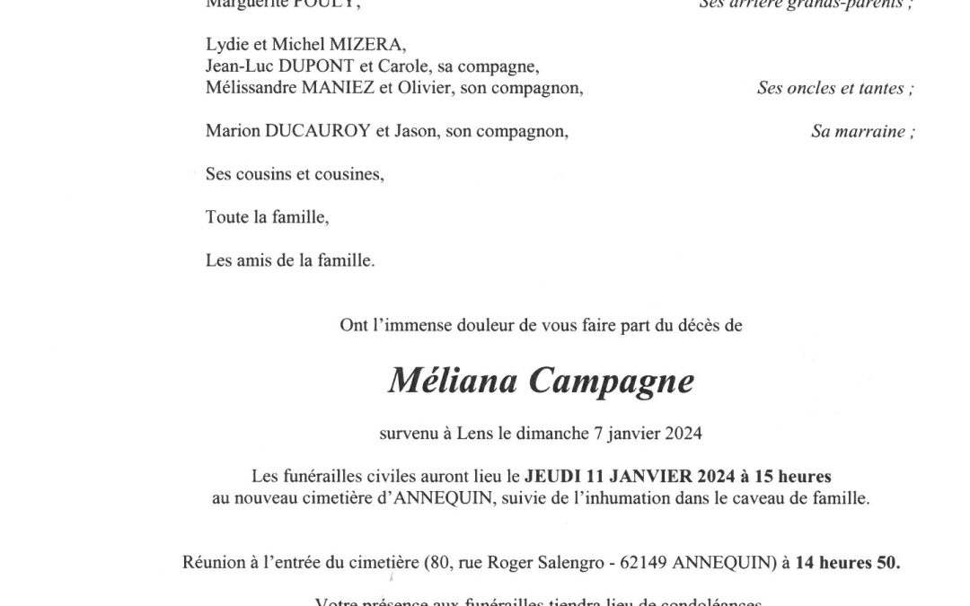 MÉLIANA CAMPAGNE