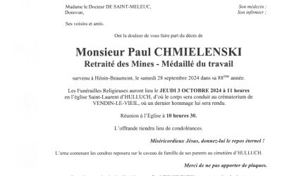 MONSIEUR PAUL CHMIELENSKI