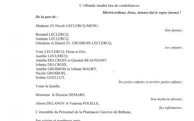MONSIEUR JEAN-MARIE LECLERCQ