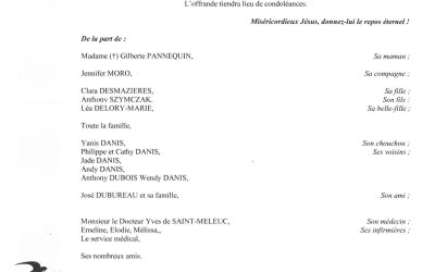 MONSIEUR jEAN-PIERRE DESMAZIERES