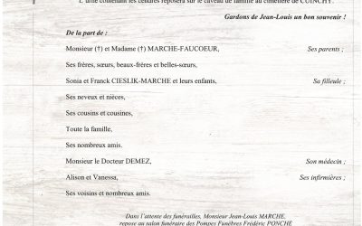 MONSIEUR JEAN-LOUIS MARCHE