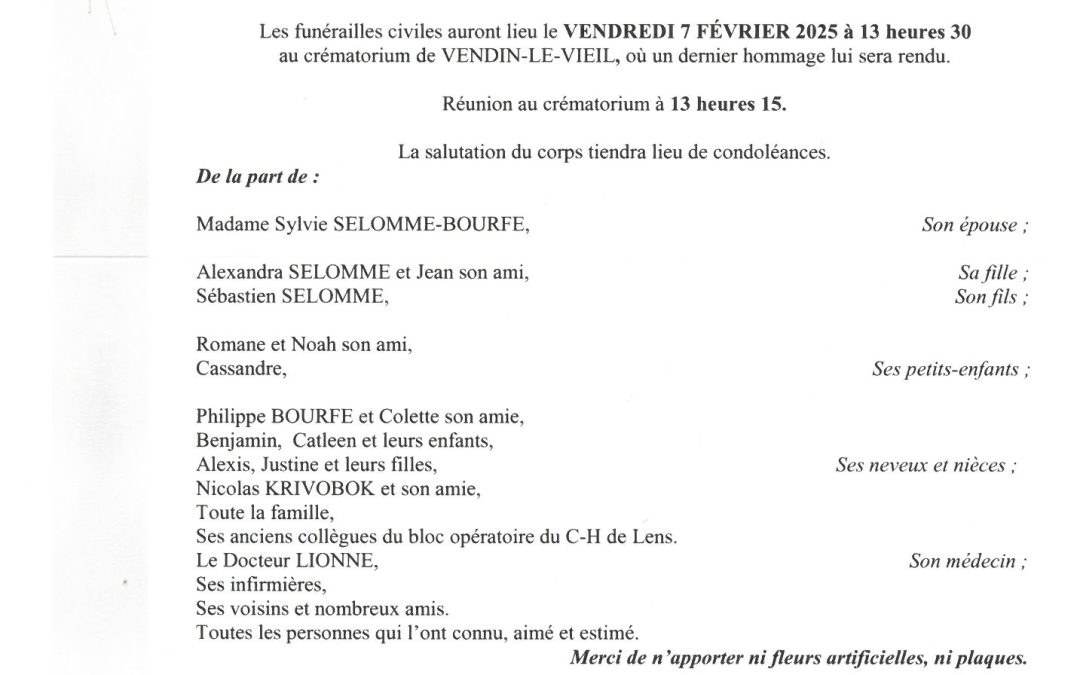 MONSIEUR BRUNO SELOMME
