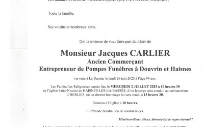 MONSIEUR JACQUES CARLIER