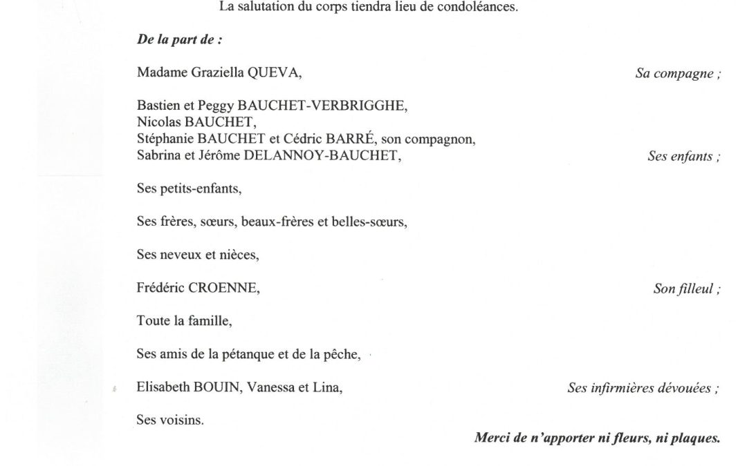 MONSIEUR JOËL BAUCHET