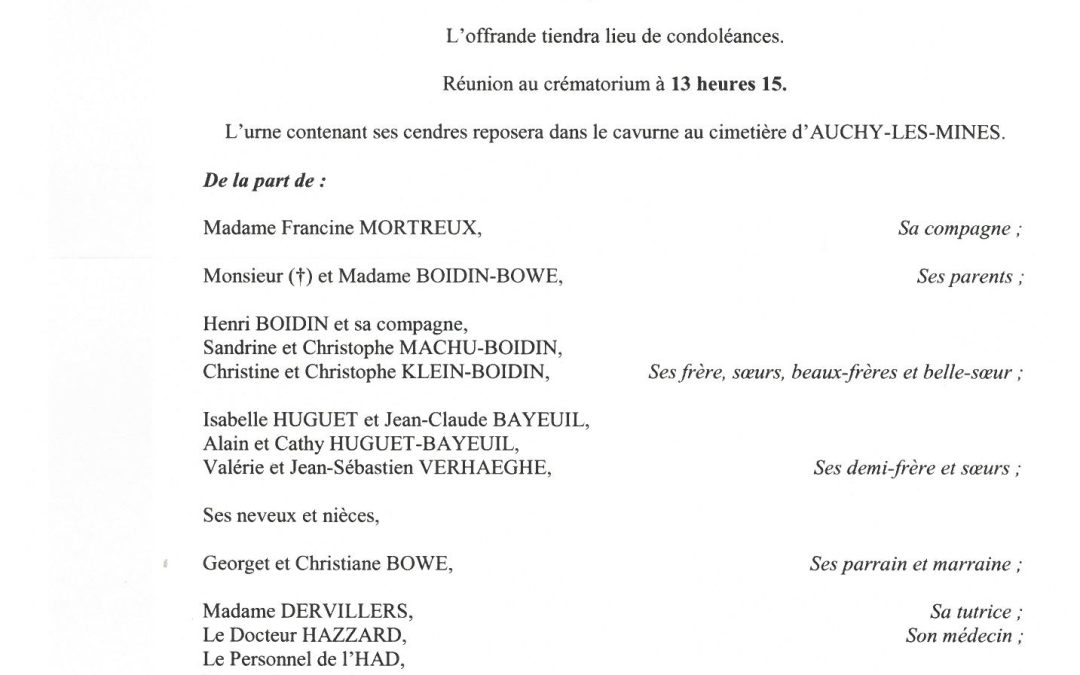 MONSIEUR FRANCIS BOIDIN