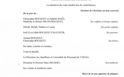 MONSIEUR CHRISTIAN BOCQUET