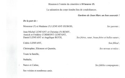 MONSIEUR JEAN-MARC LENFANT