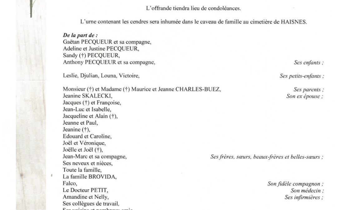 MONSIEUR JEAN-CLAUDE PECQUEUR