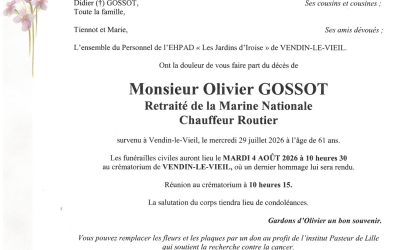 MONSIEUR OLIVIER GOSSOT