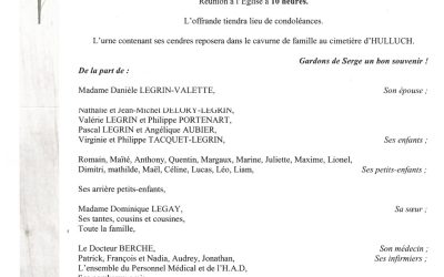 Monsieur Serge LEGRIN
